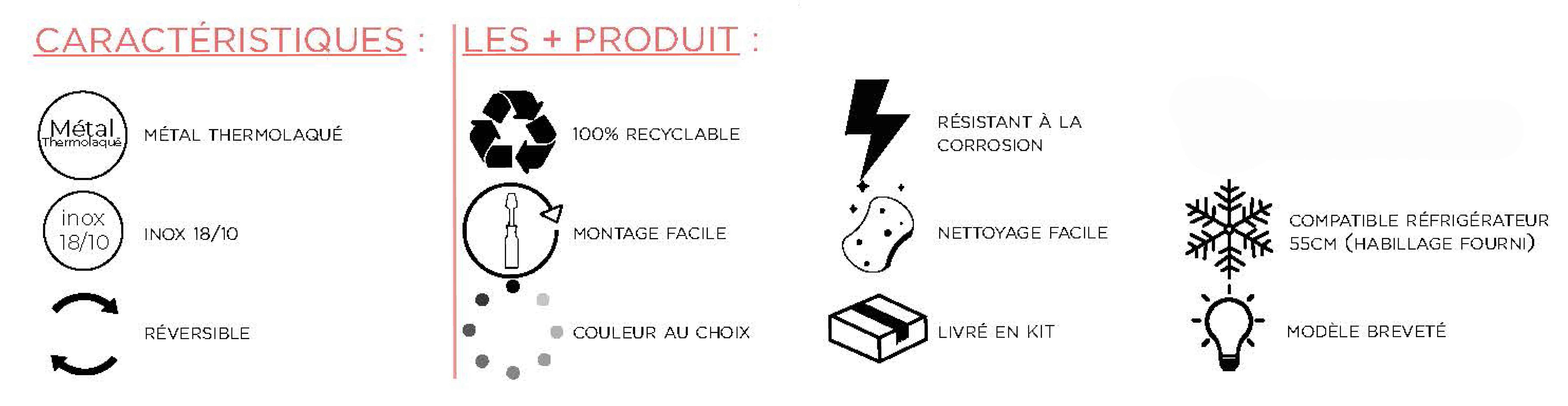 + produit metalline bas
